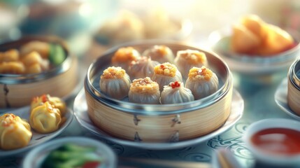 Bright and Light Dipping Sauces with Tea House Varieties