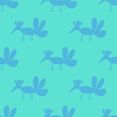 Seamless pattern animals, insects, flowers. Template for printing, screensavers; pattern for textiles, cover, banner template in social networks.