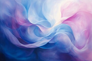 Obraz premium Fond d'écran doux mélange de teintes bleues et violettes 