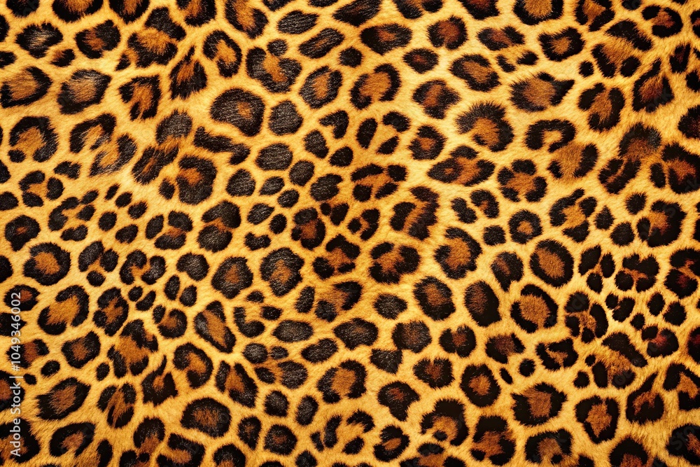 Poster leopard style pattern with alternative coloring tilted angle