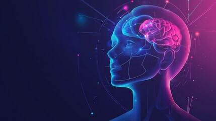 Obraz premium Artificial intelligence is learning and discovering new things