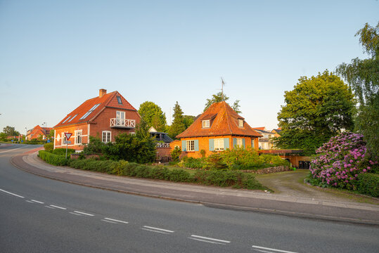 houses in town of Ry in denmark