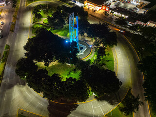 Glorieta iluminada 