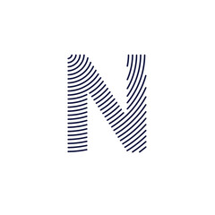 Letter N Logo Vector Design 