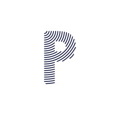 Letter P Logo Vector Design 