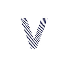 Letter V Logo Vector Design 