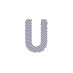 Letter U Logo Vector Design 