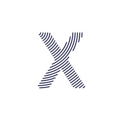 Letter X Logo Vector Design 
