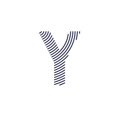 Letter Y Logo Vector Design 