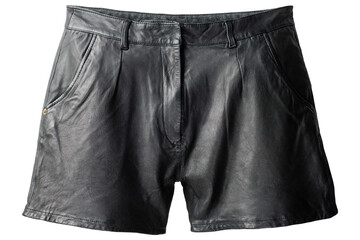 革のショートパンツ（leather shorts)
