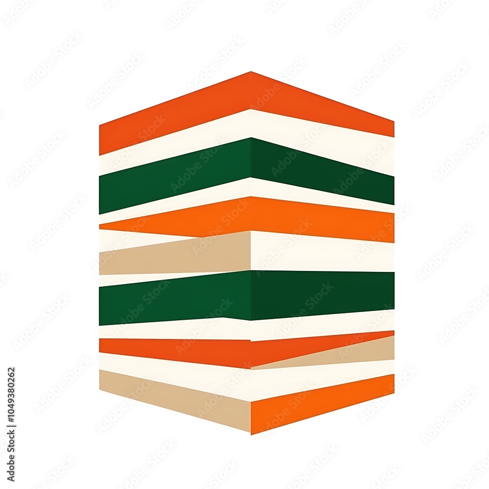 Poster modern architecture logo with sleek design elements