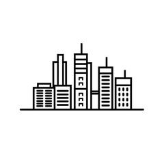 Obraz premium Sleek Minimalist Real Estate Agency Icon Design