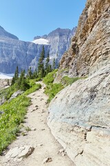 Hiking to Grinnell Glacier at Glacier National Park