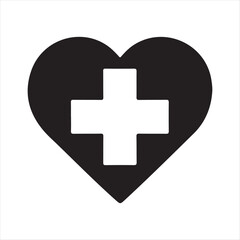 Fototapeta premium Heart first icon