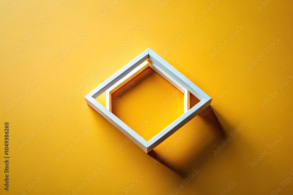 Poster simple geometric shape background with a minimalistic high angle view