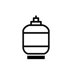 illustration of a gas cylinder icon