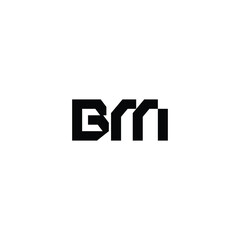 BM monogram logo design letter text name symbol monochrome logotype alphabet character simple logo