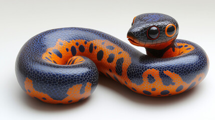 Fototapeta premium Vibrant Serpent - Bold Colors and Intricate Design