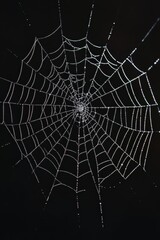 Obraz premium Spider web. Halloween decoration element.