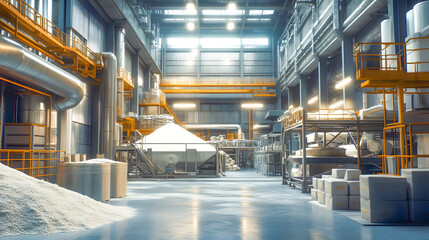 Exploring the modern industrial warehouse environment design functionality and efficiency in manufacturing spaces