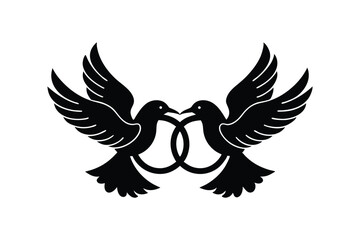 Obraz premium Valentine's Day Love Letter Vector – Romantic and Minimalist Illustration for Heartfelt Holiday Greeting Design