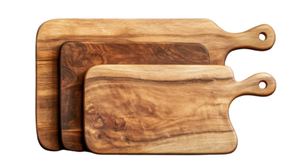 Old wooden box isolated on a white background, showcasing its rustic texture and natural wood finish, perfect for kitchen or design use