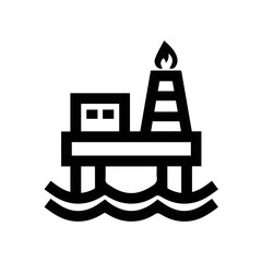 Oil icon symbol vector image Illustration
