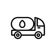 Oil icon symbol vector image Illustration
