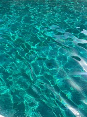 Beautiful water in Milos, Greece.
