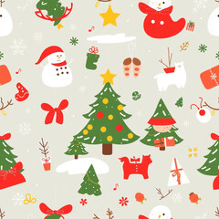 christmas seamless background
