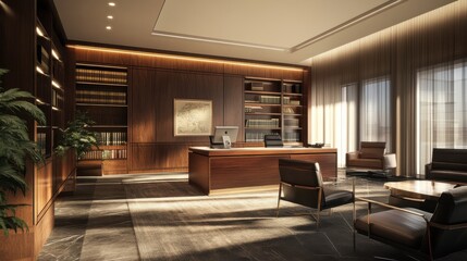 Fototapeta premium Family office: Wealth manager consulting a family office on multi-generational wealth planning