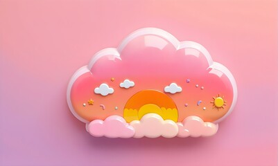 wallpaper : Icons about the weather