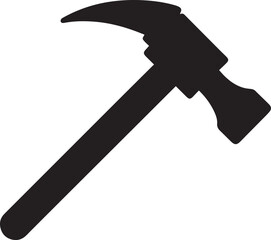 Hammer vector artwork symbol design  