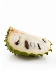Sliced soursop fruit