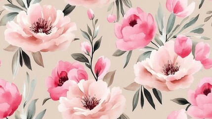 Fototapeta premium Explore the beauty of pink floral patterns for your creative projects and designs