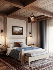 Elegant Rustic Bedroom Awaits