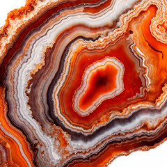 Obraz premium Natural polished agate gemstone close up
