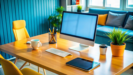 Fototapeta premium office interior with a table