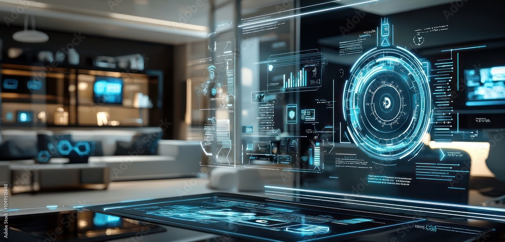 Poster home automation empowered by a digital compass managing smart devices.