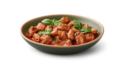 Elegant Chicken Curry in Red Sauce