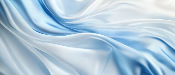 This elegant blue and white silk fabric is an outstanding choice for a remarkably wide range of design projects