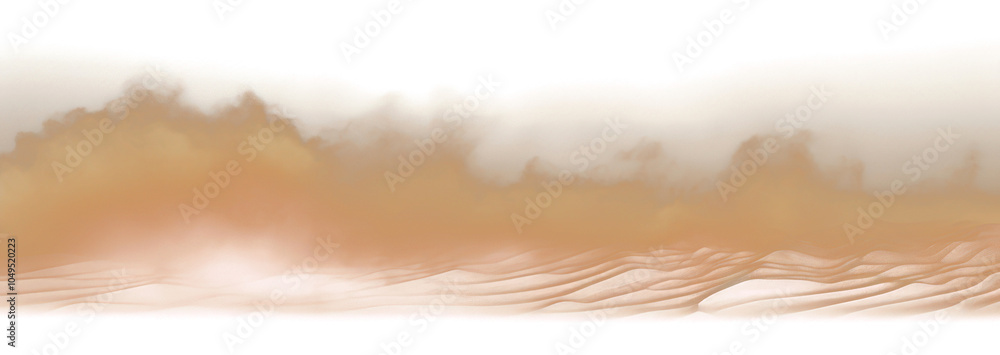 Wall mural png desert sand explosion effect backdrop