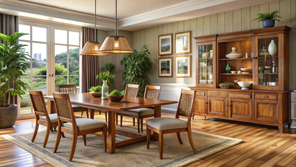 Fototapeta premium modern living room with fireplace