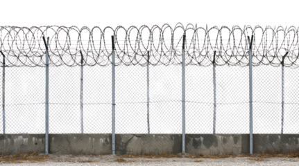 PNG Wire fence gate line.