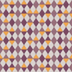 Fototapeta premium Colorful Triangle Wallpaper A Seamless Tessellation of Equilateral Shapes