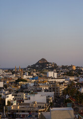 view from the top of the hill