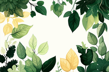 green leaves