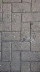 Gray Paving Block with Harsh Shadow