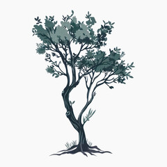 Artistic tree illustration nature