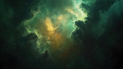 Obraz premium Background of universe with stars and galaxies, colorful nebulae forming patterns, dreamy and cosmic